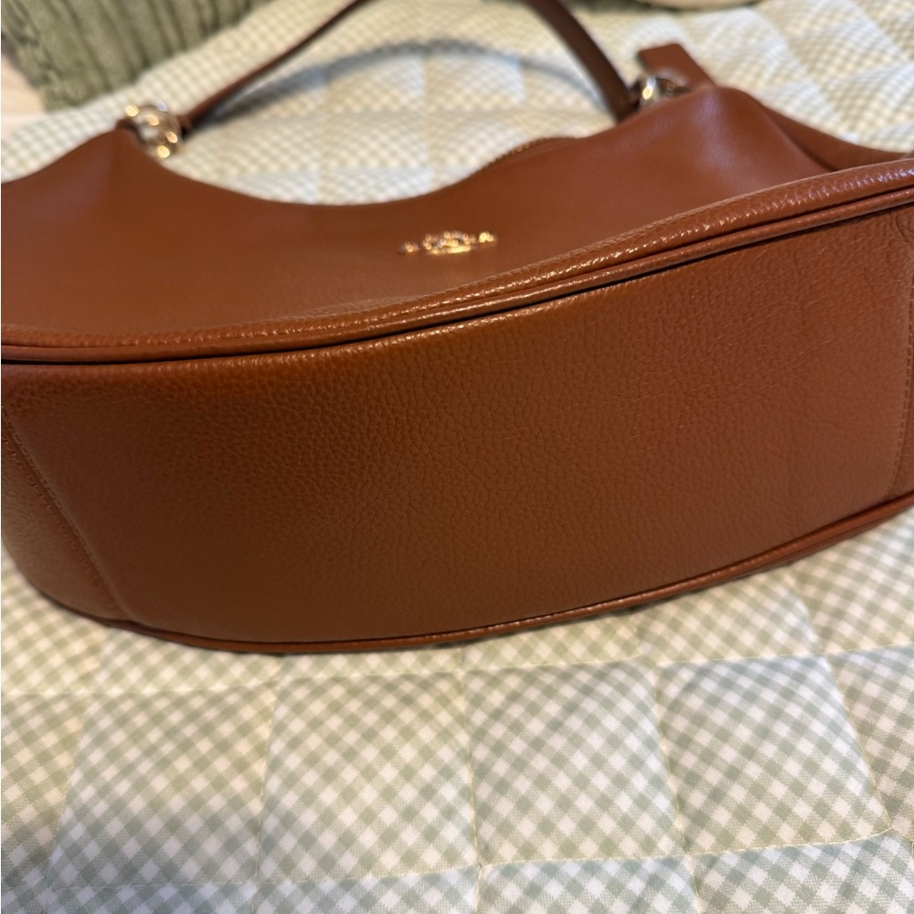 Coach Brown Leather Women's Shoulder Bag - Picture 2 of 4